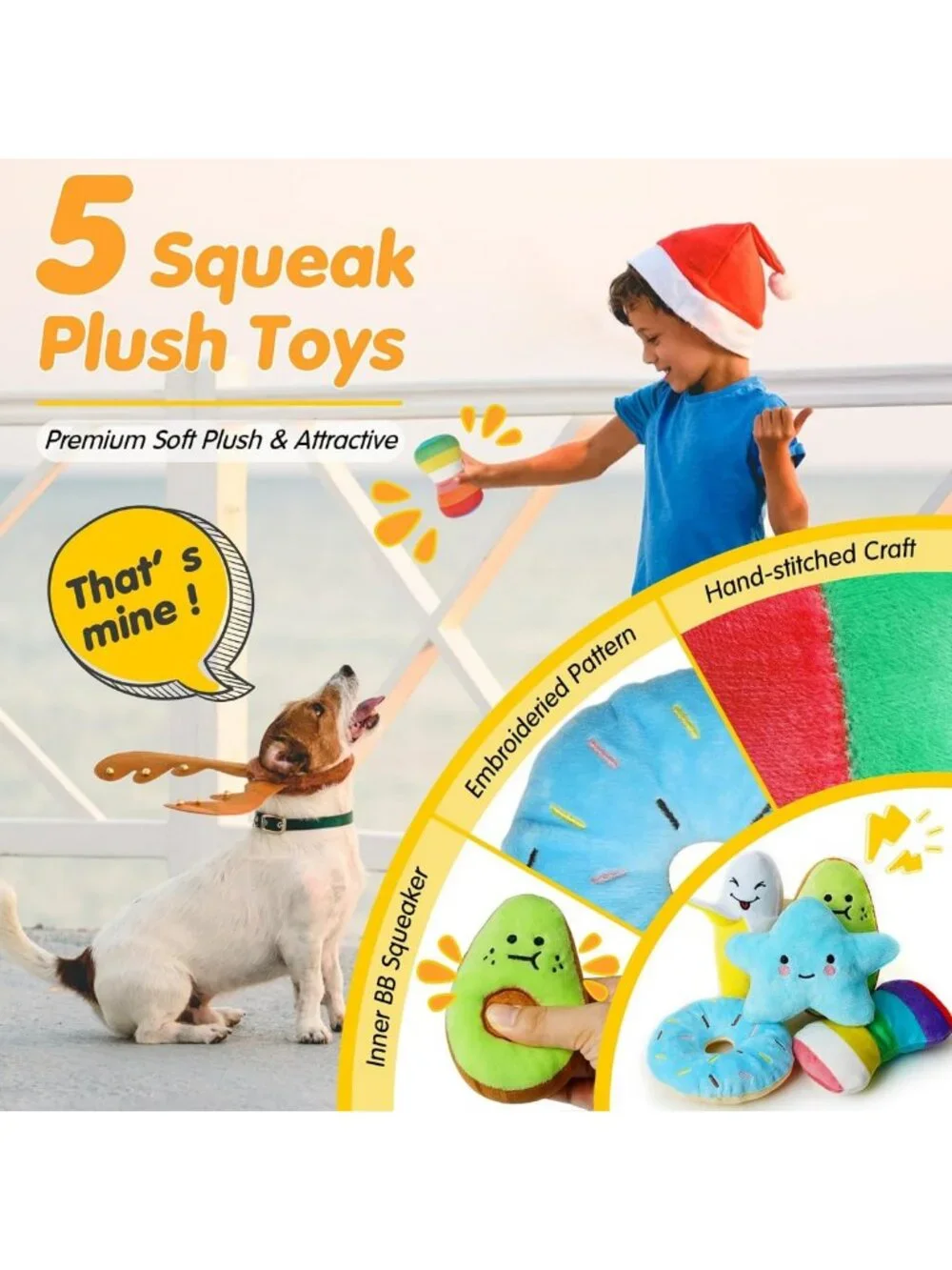 25 Pack Luxury Dog Chew Toys Set - Ropes, Treat Balls & Squeaky Toys for Puppies